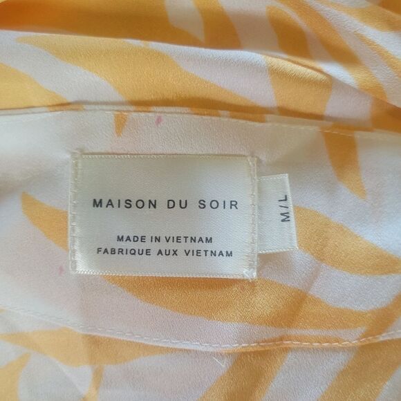 Maison Du Soir The Magnolia Kimono Robe/ Cover Up Size M/L - Picture 6 of 7
